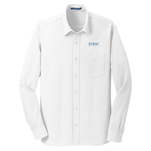 port authority dimension knit dress shirt