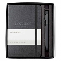 Moleskine Medium Notebook and GO Pen Gift Set